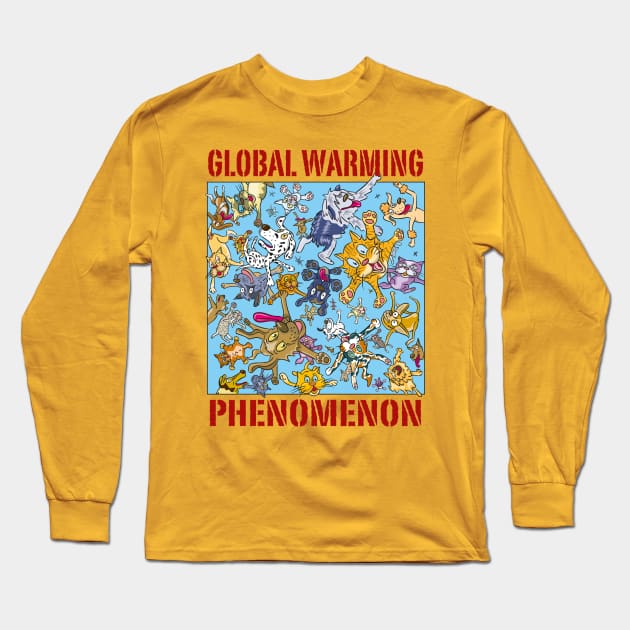 Global warming phenomenon Long Sleeve T-Shirt by Kullatoons